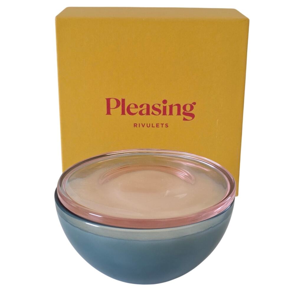 Pleasing Rivulets Candle Harry Styles Limited Edition Soy Wax Blue Glass Vessel